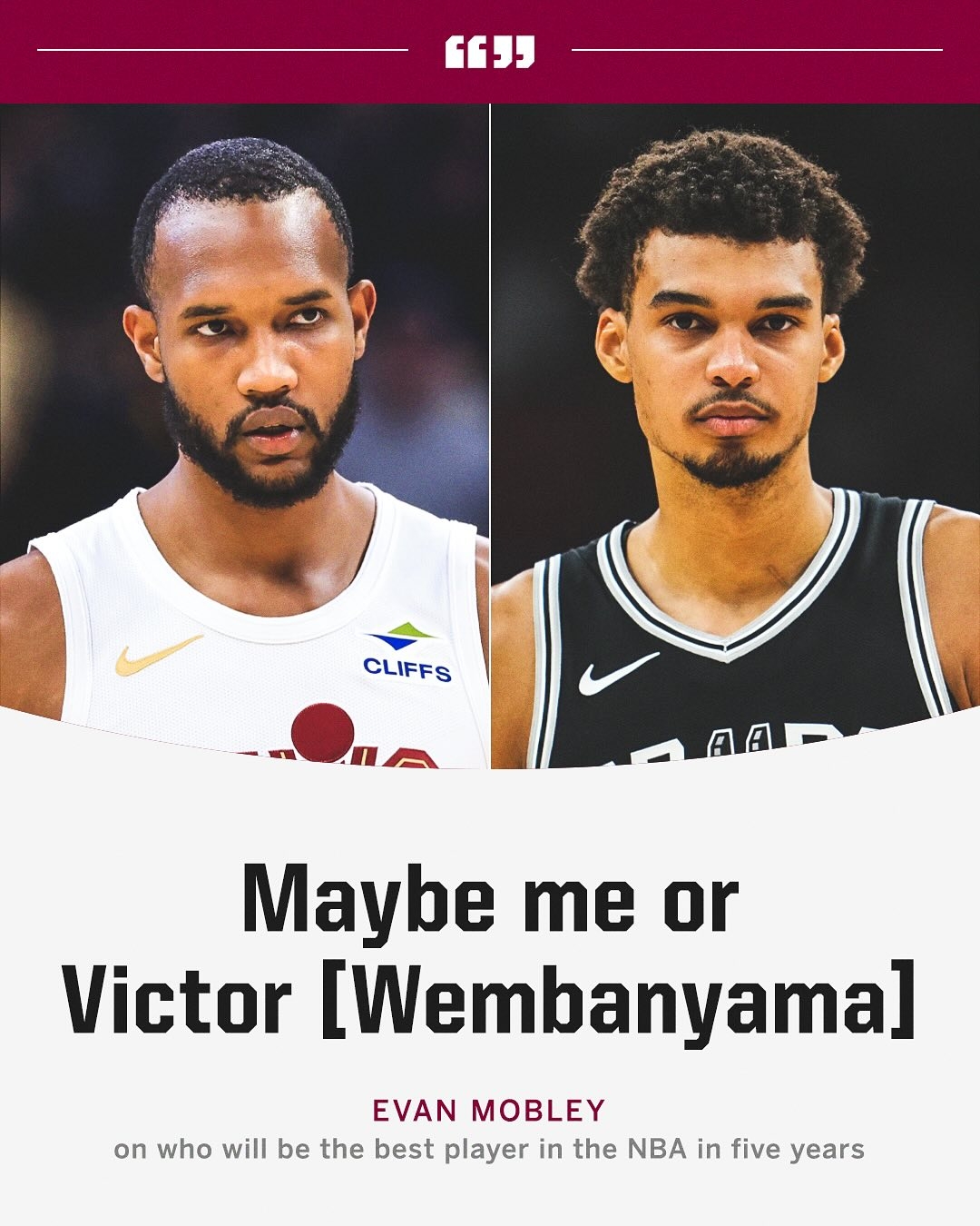  未來5年NBA最好的球員會是誰？莫布里：可能是我或者文班亞馬