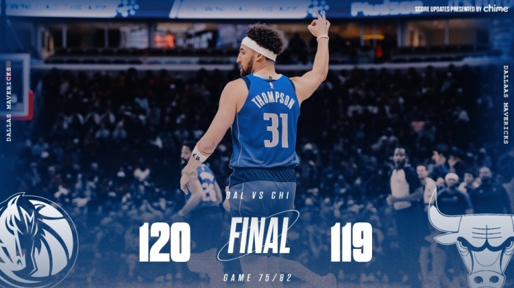  險勝公牛！獨行俠官方曬贏球海報 克萊成為封面人物